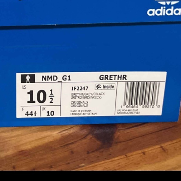 Adidas RMD_G1 Grey M 10.5 - Picture 4 of 4